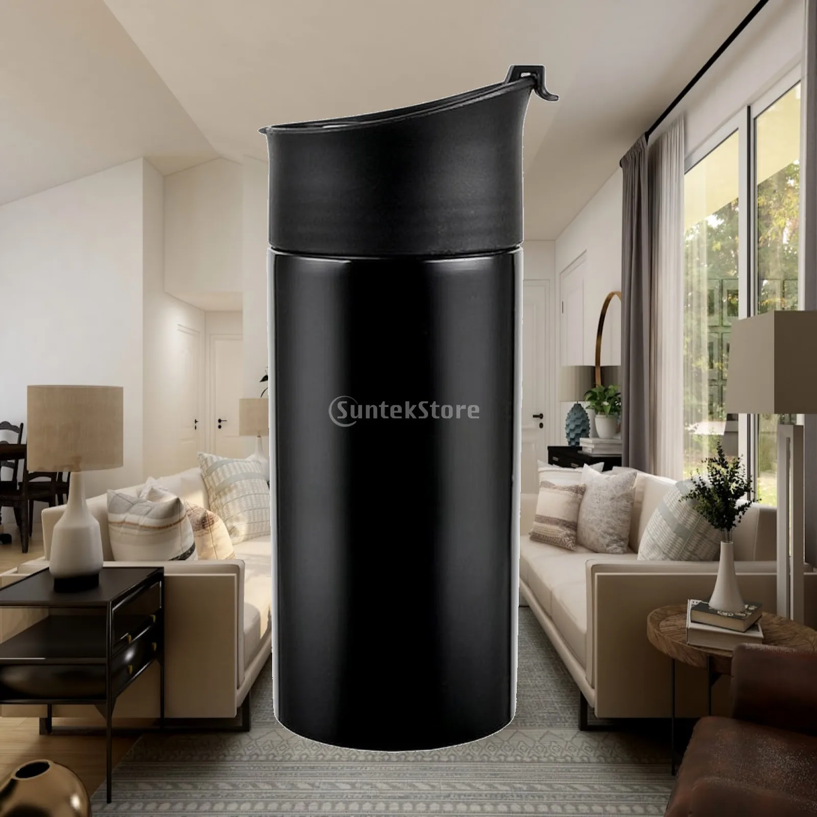 Portable Plunger Pot with Built-Press-to-Inflate Mechanism Long-Lasting