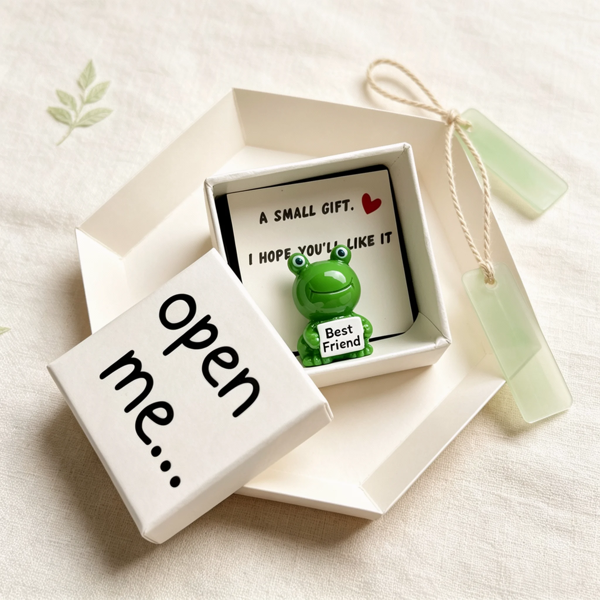 Cute Frog Box Gift, Open Me Su - Packaging 评论和价格