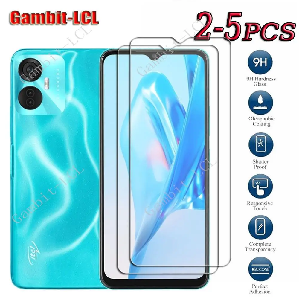 9H HD Original Tempered Glass For Itel Vision 5 Plus Vision5Plus Vision5 5Plus Screen Protection Protector Cover Film Cover