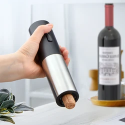 Carregamento usb elétrico automático garrafa de vinho saca-rolhas cozinha abridor de vinho elétrico com cortador de folha eletrodomésticos