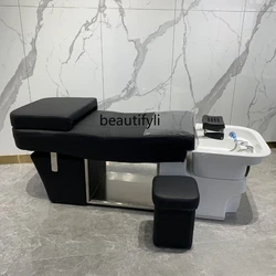 Barber Shop Ceramic Basin for Hair Washing Station Hair Salon Thai Lying Massage Facial Bed