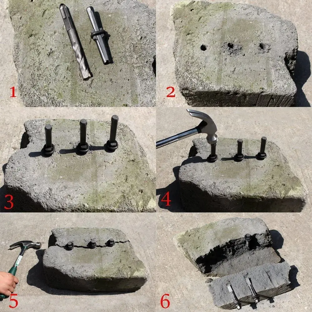 Imagem -03 - Ferro Pedra Divisor para Pedra Divisor Ferramenta com Diamante Cabeça 16 mm Pcs