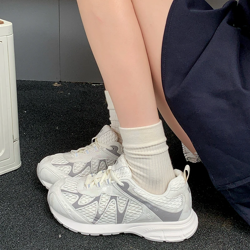 

Brand Designer 2025 Summer New Style Trend Women's Flat Shoes Comfortable Daily Women's Walking Sneakers Zapatillas Mujer
