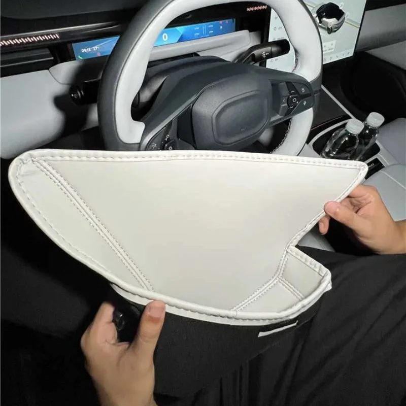 For Lynk & Co Z10 2024 2025 Car Door Slot Protective Pad Leather Waterproof Door Groove Mat Storage Barrel Interior Accessories