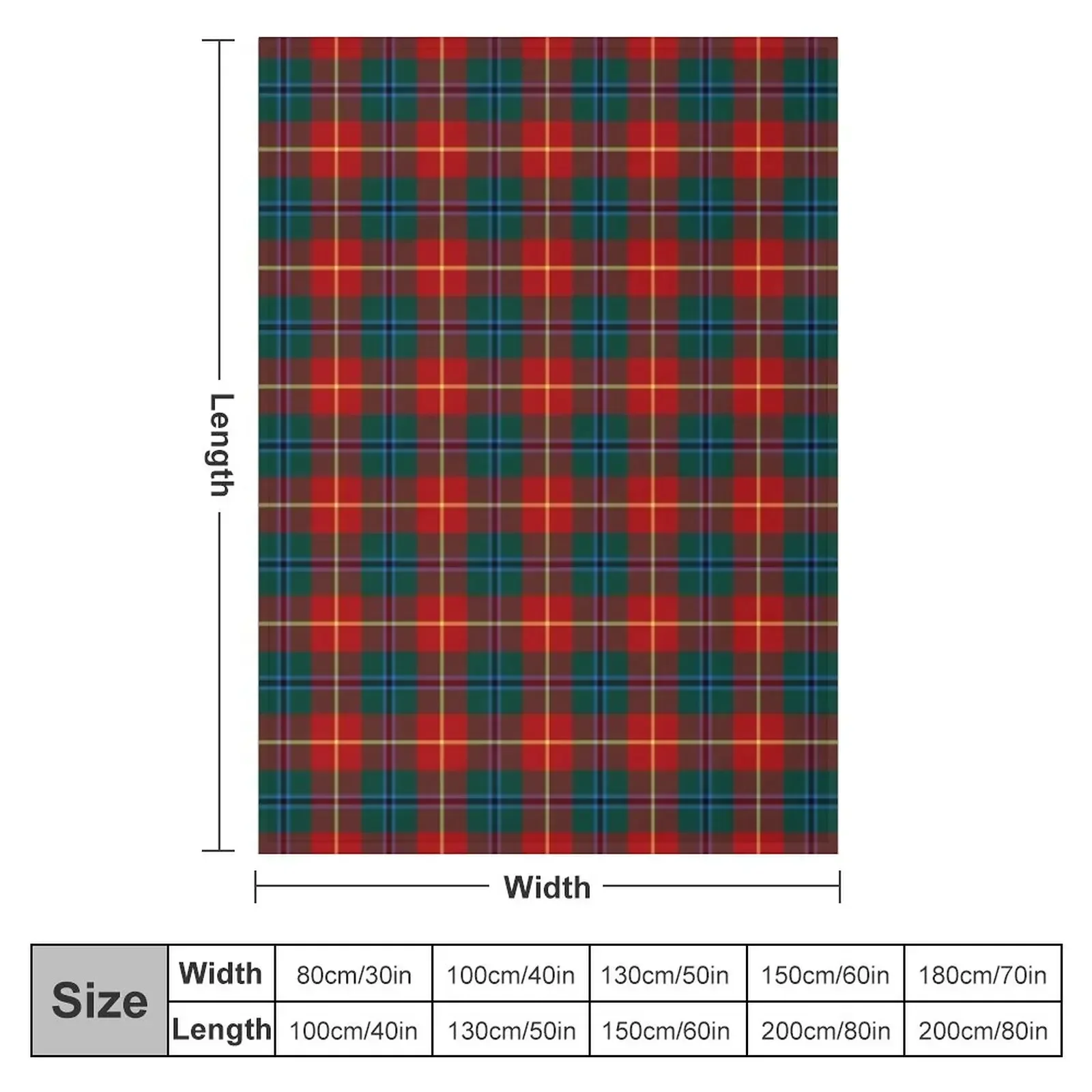 Clan Turnbull Dress Tartan Throw Blanket heavy to sleep Thins Travel christmas gifts Blankets