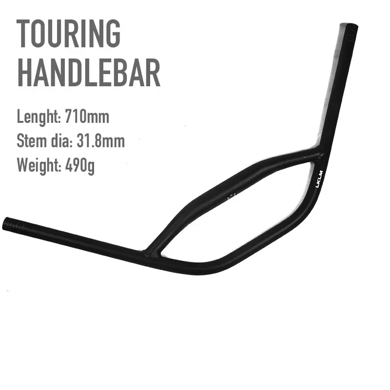 Touring Bicycle Cruiser City Road Bike Bend H Handlebar Cross Country for 31.8mm Stem XC Grvel Long Distance Travel Bikepacking