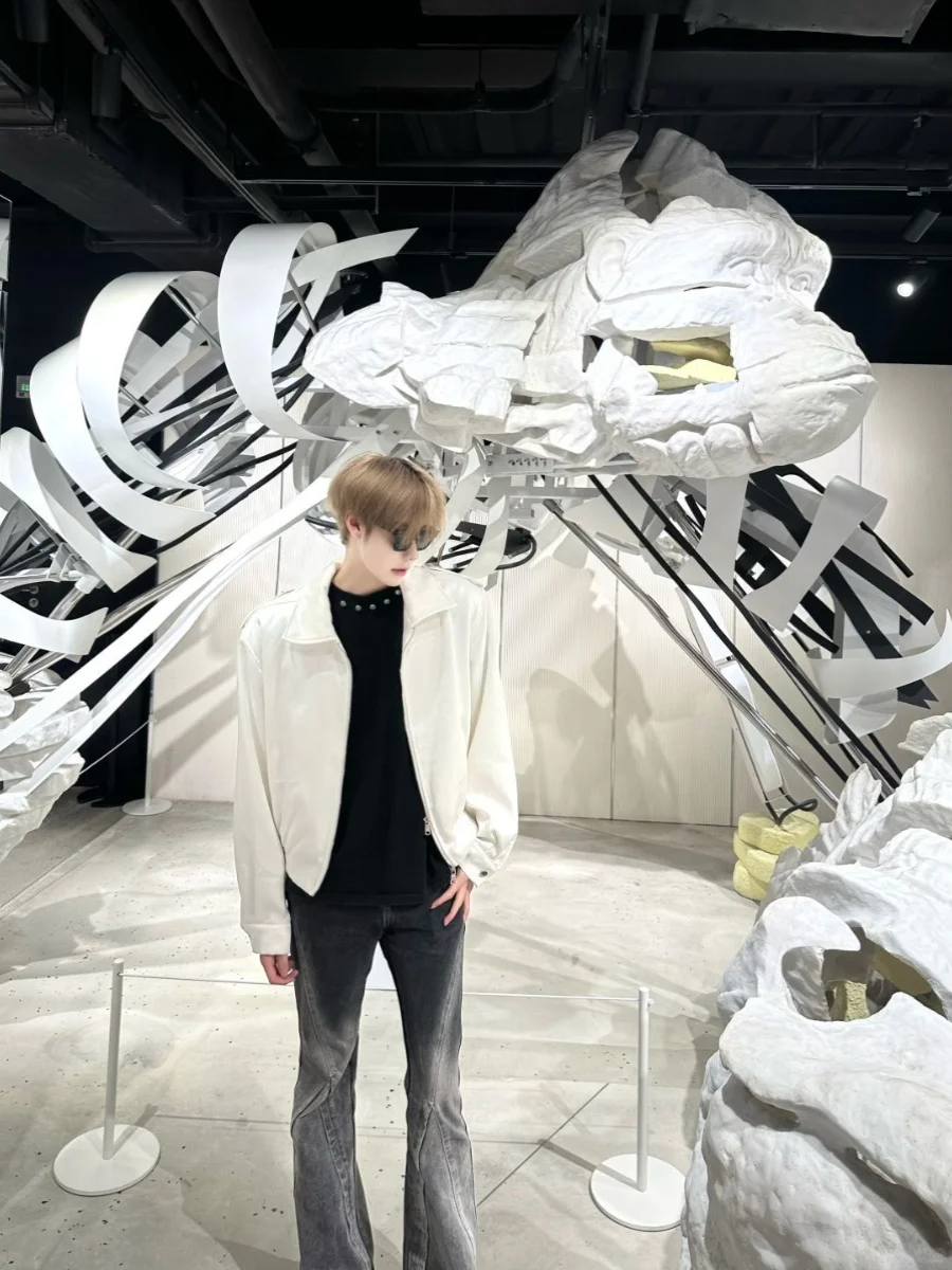 

Cleanfit ort Motorcycle Jaet, мужская весенне-осенняя спортивная одежда, верхняя одежда с подкладкой на плечо, байкерская одежда с лацканами Pure Bla