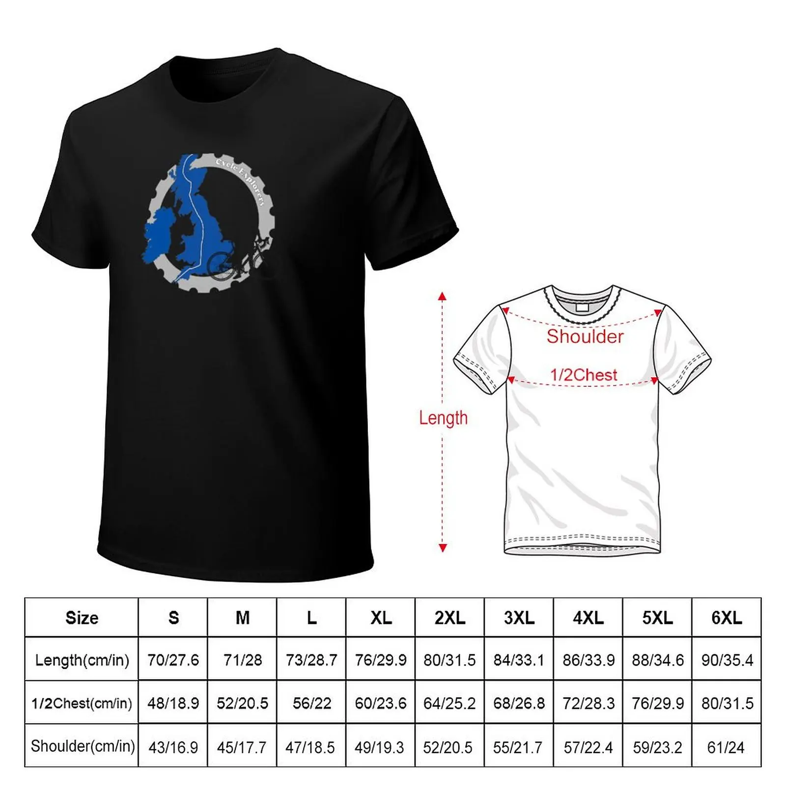 LEJOG & JOGLE Lands End to John O'Groats cycle challenge T-Shirt Breathable Travel T-Shirt