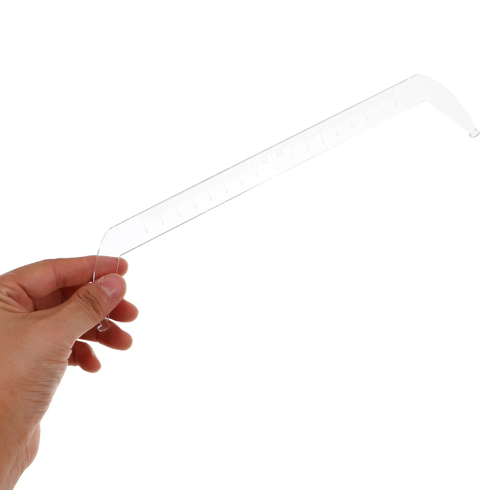 

Набор из 1 прозрачного акрилового инструмента для точного измерения и разметки бровей, шаблон-линейка для моделирования и формирования бровей