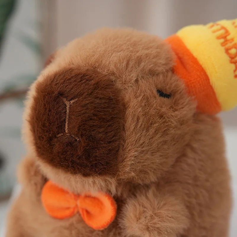 Pluszowa kapibara, mini zawieszka, urocza zabawka, breloczek, zawieszka do plecaka lub torby.