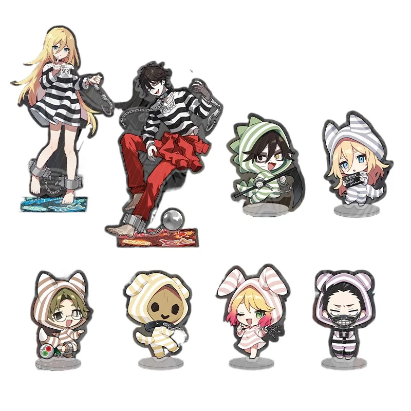 

Anime Games Angels of Death Acrylic Action Fingures Stand Ray Zack Toys Model Keychain Kawaii Table Rooms Decor Girls Birth Gift