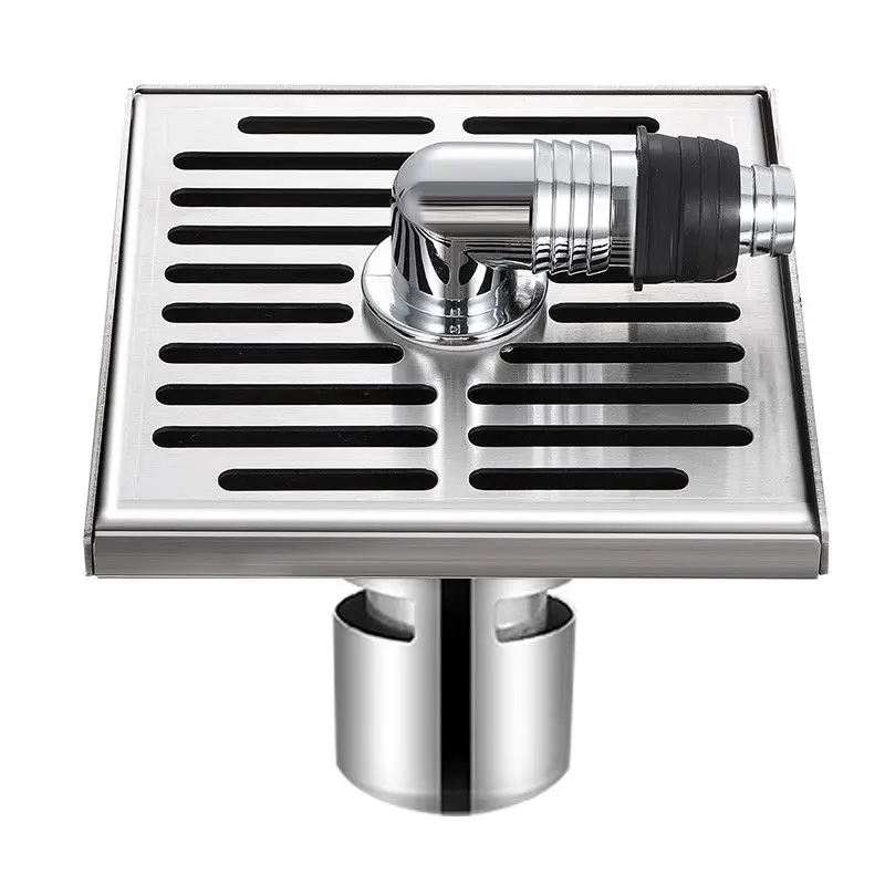 Odor-proof 304 Stainless Steel Floor Drain, Dual-purpose Large-displacement Large-caliber Floor Drain for Bathroom
