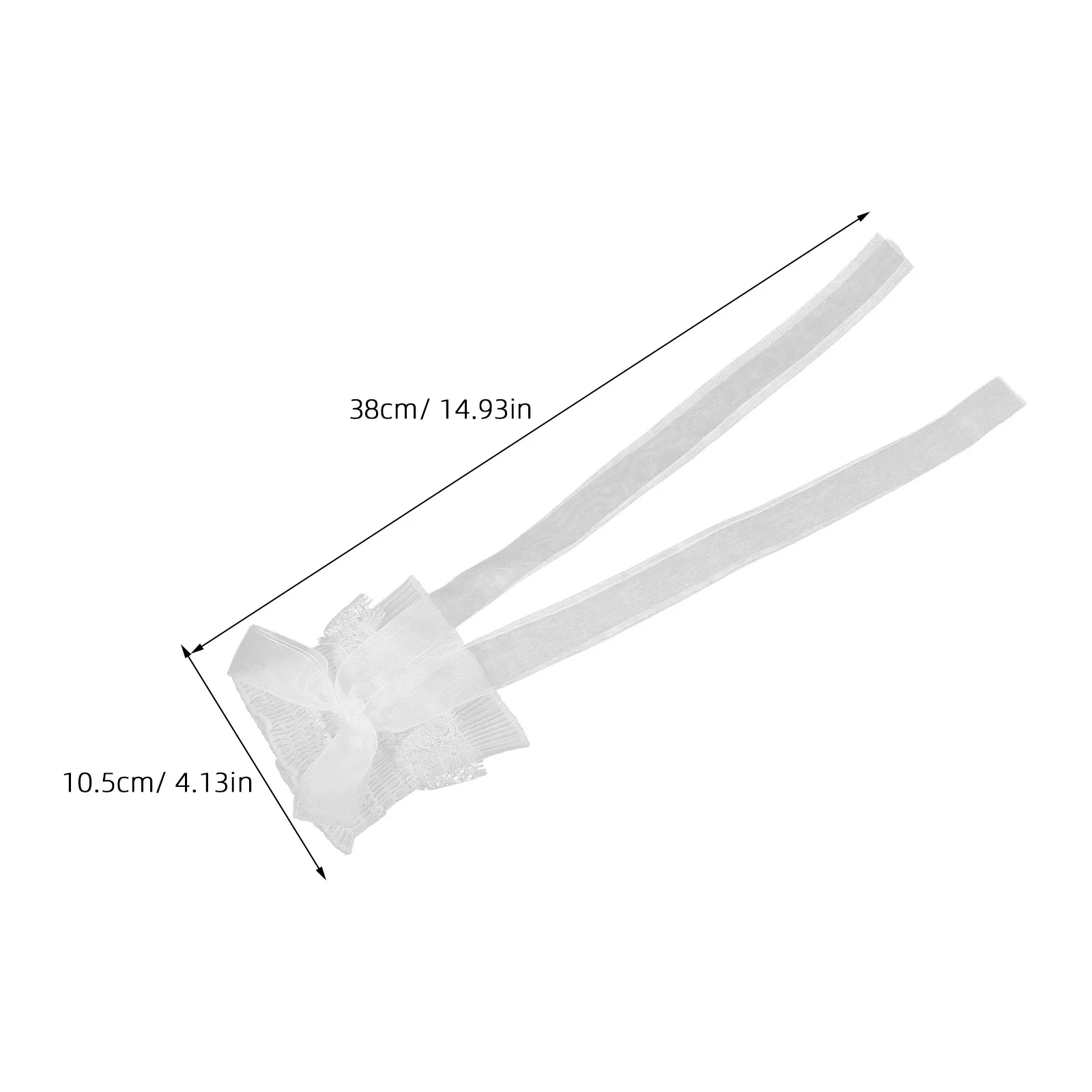 1 par lolita rendas braço punhos arco fita longa decorativa mangas do braço plissado punhos manga cosplay festa acessórios de palco