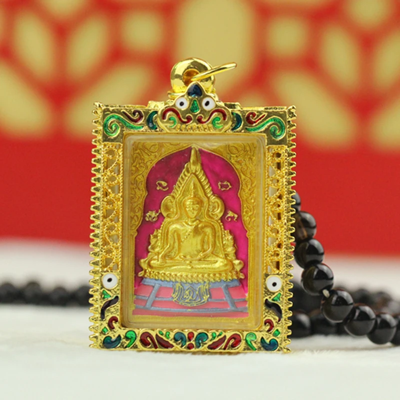 Southeast Asia Thailand temple Buddhism Career Success Buddha card CHENG GONG PAI bring fortune Money GOOD LUCK Pendant Amulet