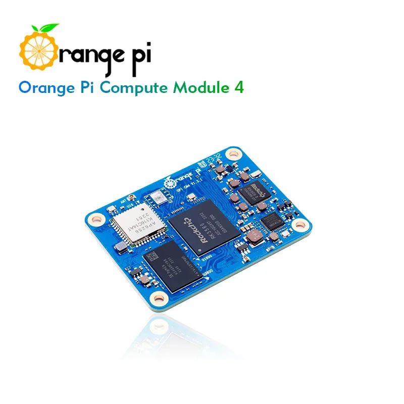 Módulo de computação Glow Orange Pi CM4 4 com WiFi5 + BT5.0 BLE RK3566 Processador Quad-Core de 64 bits CM4 Core Board