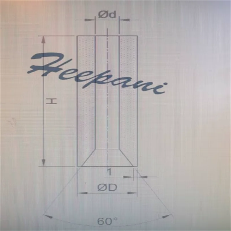 

Customized tungsten carbide material sandblasting nozzles size 45x15x3mm and 45x15x4mm and 45x15x5mm and 6mm each 20pcs