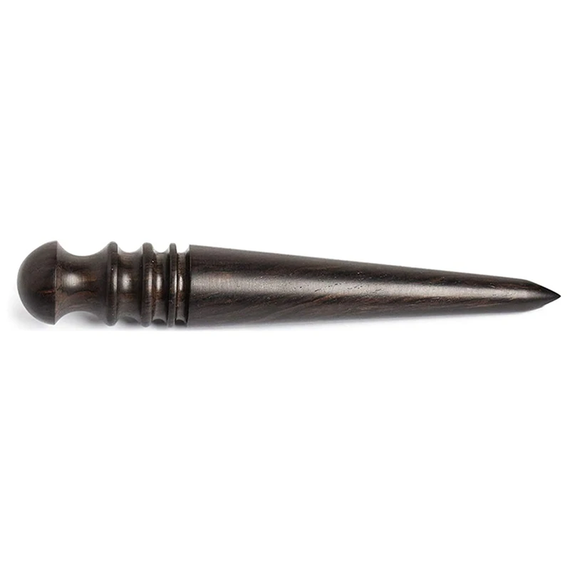 3X Wooden Leather Burnisher Tool - Tapered Edge Slicker Features 4 Grooves For Burnishing Of Various Leather Thicknesses