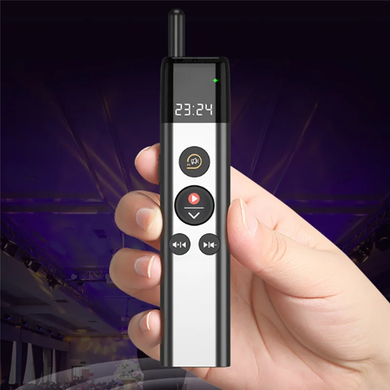 

A13E-Wireless Remote Control Page Turning Pen Voice Control, 32G Wedding Music Player Host Dedicated Pen