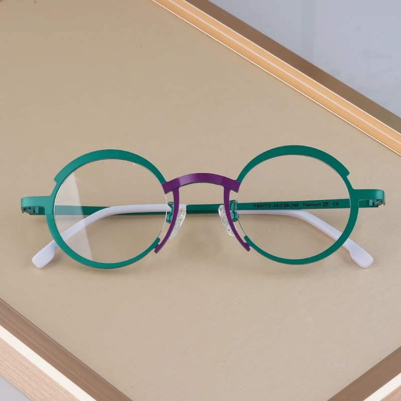 

Colorful Glasses Frames For Men Women Japanese Style High Quality Vintage Round Eyewear Designer Fashion Eyeglasse 2025 New