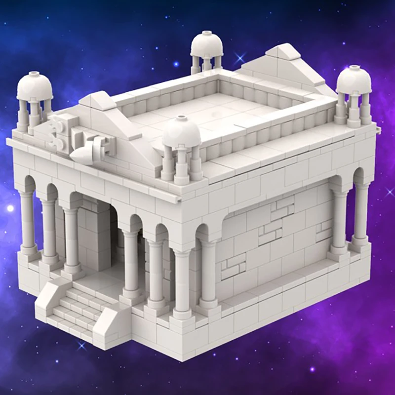 Modular City Building Moc Building Bricks Holy Temple Model Technology Modular Blocks Gifts Street View Toys DlY Sets Assembly