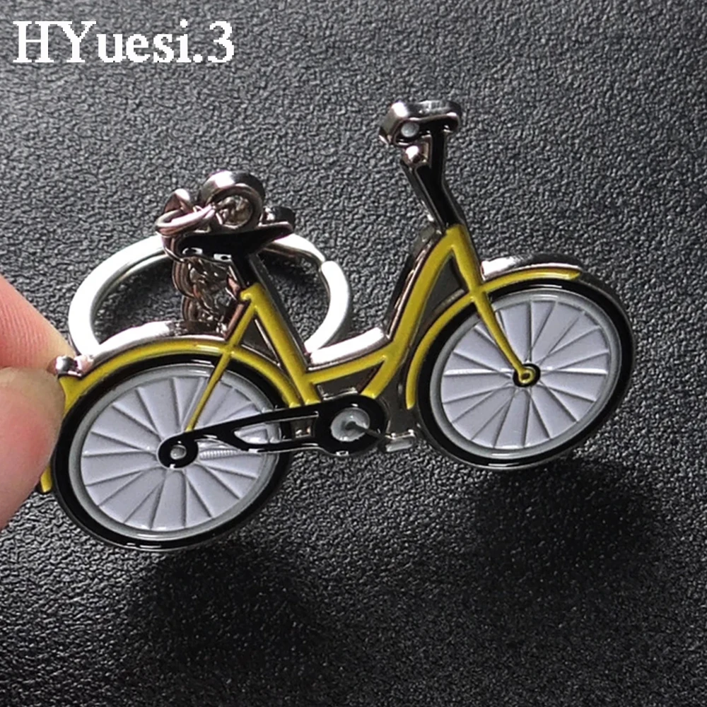 1pc Creative Bicycle Keychain Portable Metal Bike Shaped Beer Bottle Opener Key Rings For Cycling Enthusiasts Men Gifts Bar Tool