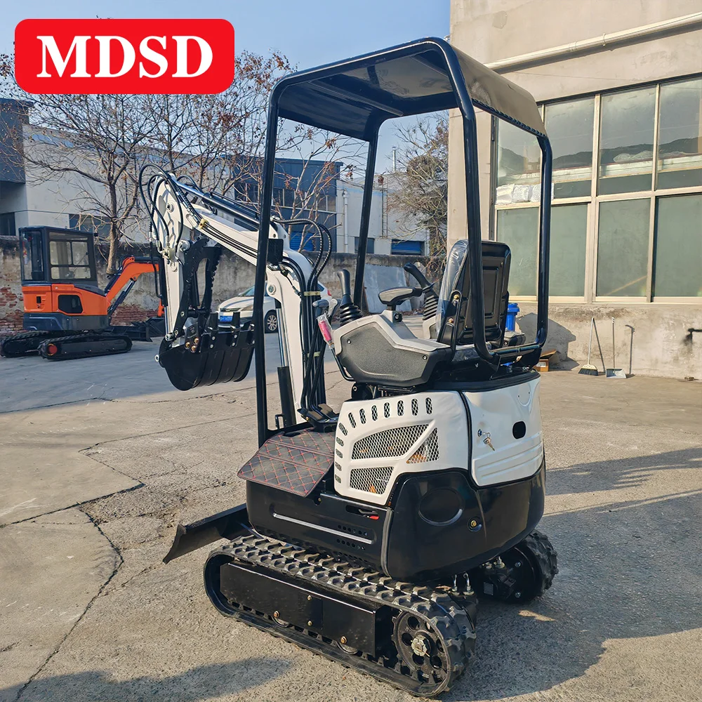 Mini escavatore Ce Epa Euro 5 compatto diesel con attrezzatura per la costruzione di cabine e escavatore personalizzabile facile da usare