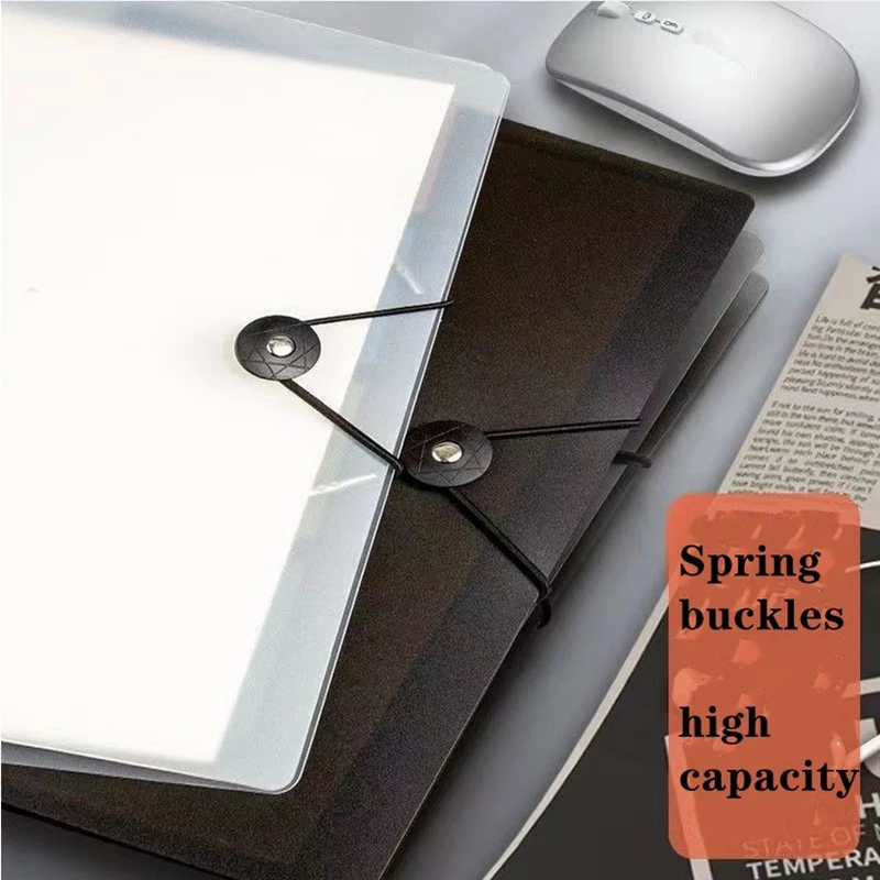 Portable Diary A5 Transparent Loose Leaf Binder Notebook Inner Core Cover Note Book Journal Planner Office Stationery Supplies