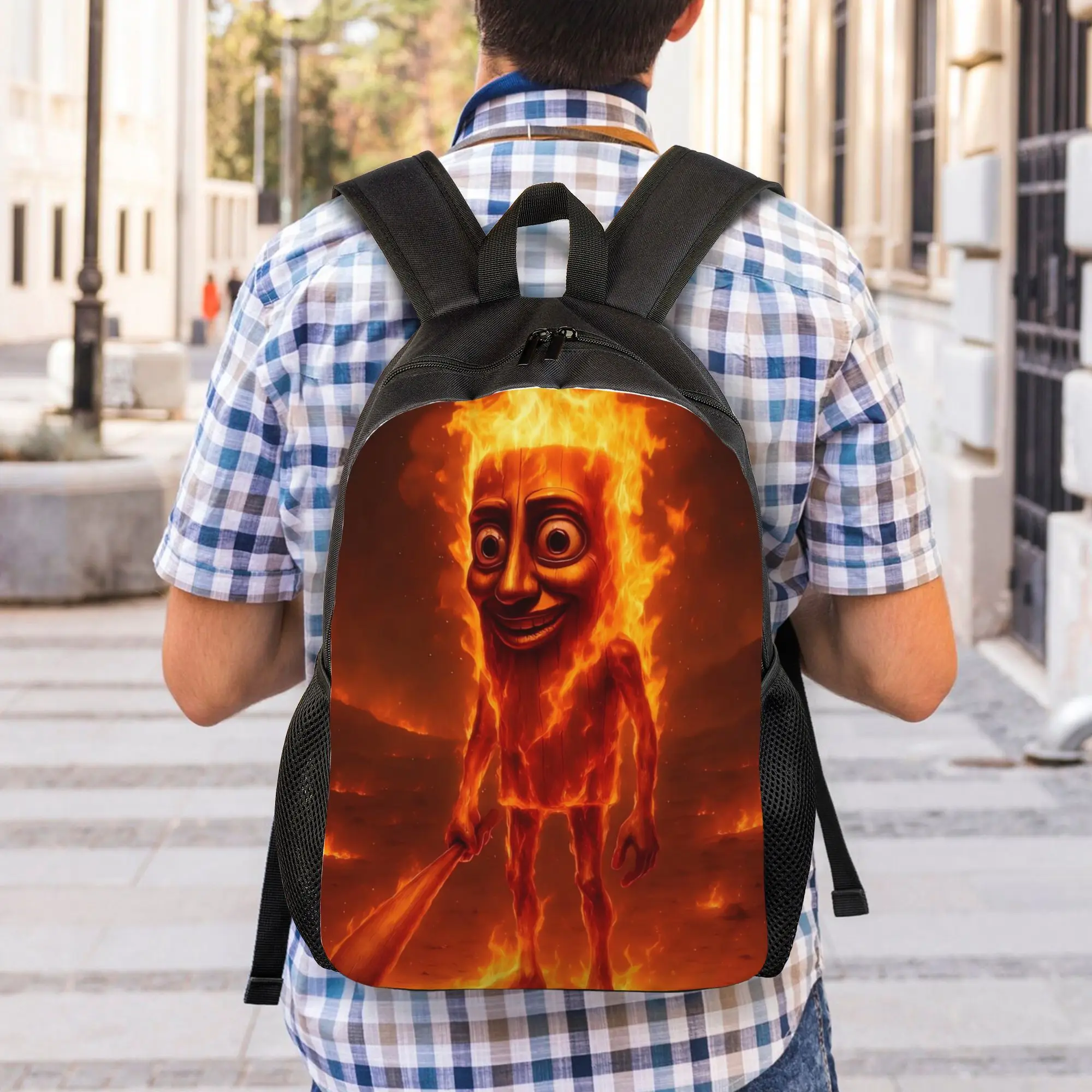 Back to school season Personalised Tung Tung Tung Sahur 17 Rucksack  Unisex Backpack Backpack