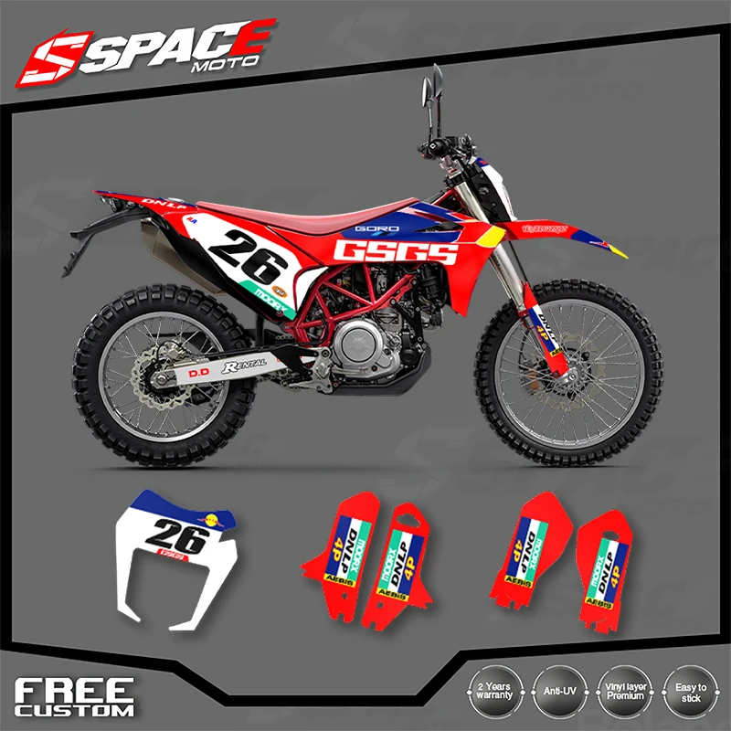 

SPACE Custom Motorcycle Graphics For GASGAS 2022 2023 2024 SM 700 ES 700 Decal Stickers Kits 005