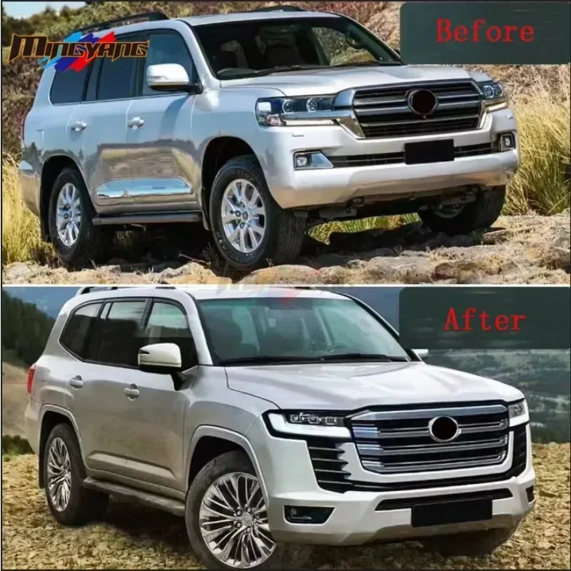 

High Quality NEW Car Bumpers Conversion 1:1 Body Kit 2008-2020 for Land Cruiser Fj200 LC200 Upgrade to Lc300