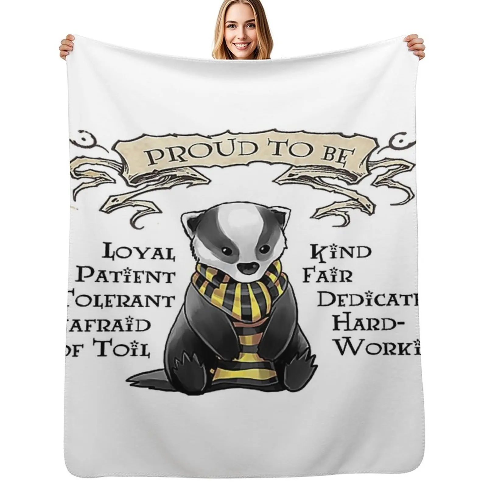 Proud to be Throw Blanket Cozy Home Blanket Gift for Christmas Holiday