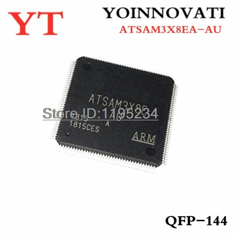 10pcs/lot ATSAM3X8EA-AU ATSAM3X8EA MCU 32BIT 512KB FLASH 144LQFP IC best quality.