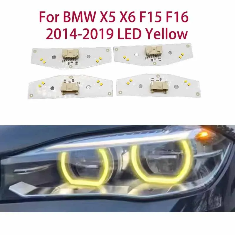 

Yellow Car Hernia DRL Chip Angel Eyes light modification Car headlights Ballast chip For BMW X5 X6 F15 F16 2014-2019 LED