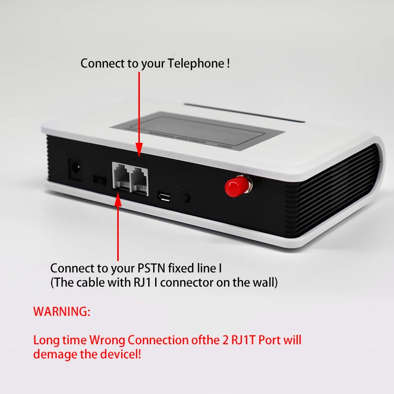 شاشة LED محطة لاسلكية ثابتة GSM لأنظمة الإنذار PBX مصعد دعم معرف المتصل تغيير IMEI مع صوت واضح RJ11