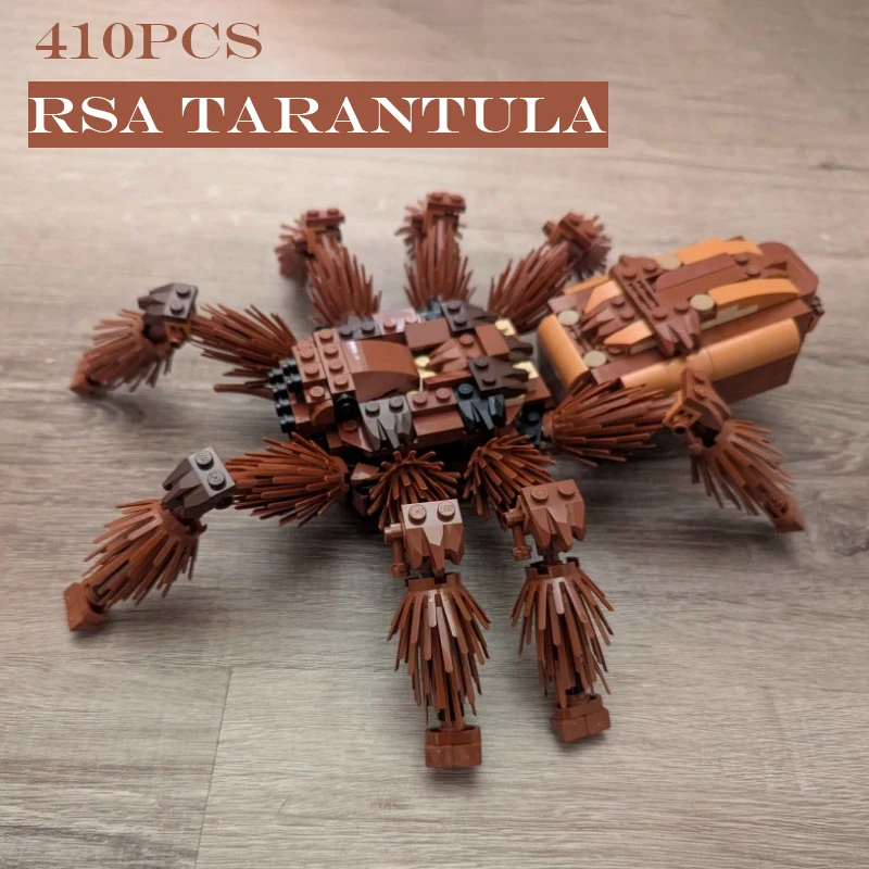 

410pcs 2026 New Creative Toys Insect RSA Tarantula Building Blocks Brick Christmas Gifts for Boys MOC-235914