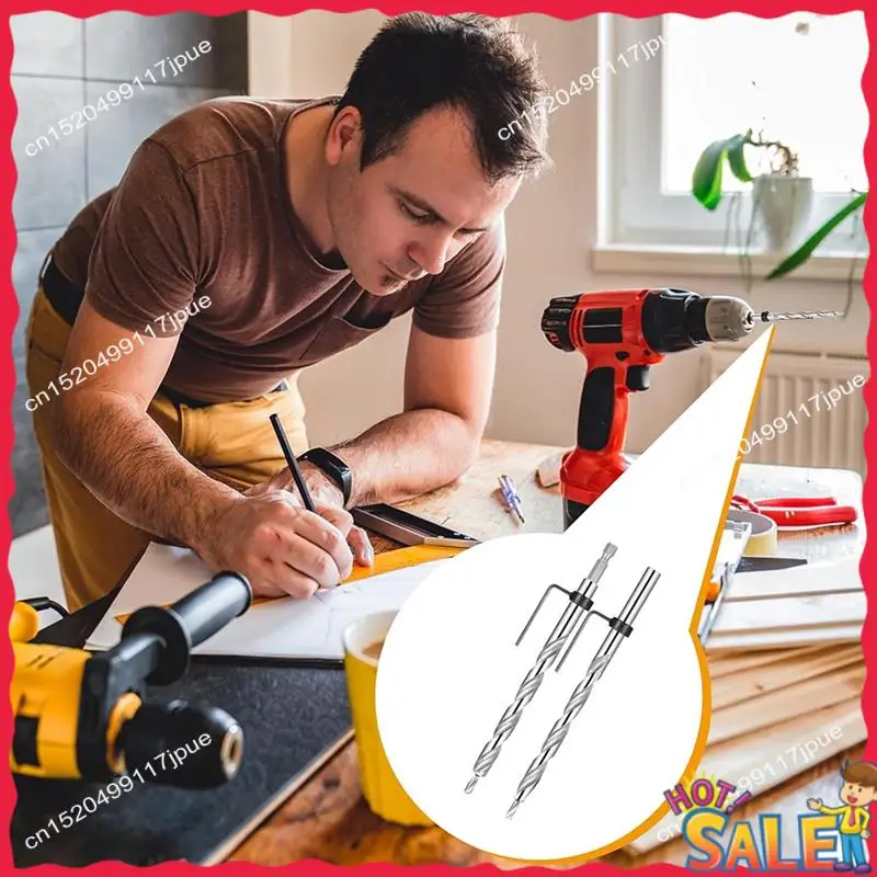 

BOFO Pocket Hole Drill Bit 1/4 Hex Shank Andround Shank Replacement Drills Withdeep Drill Stop Formanual Pocket