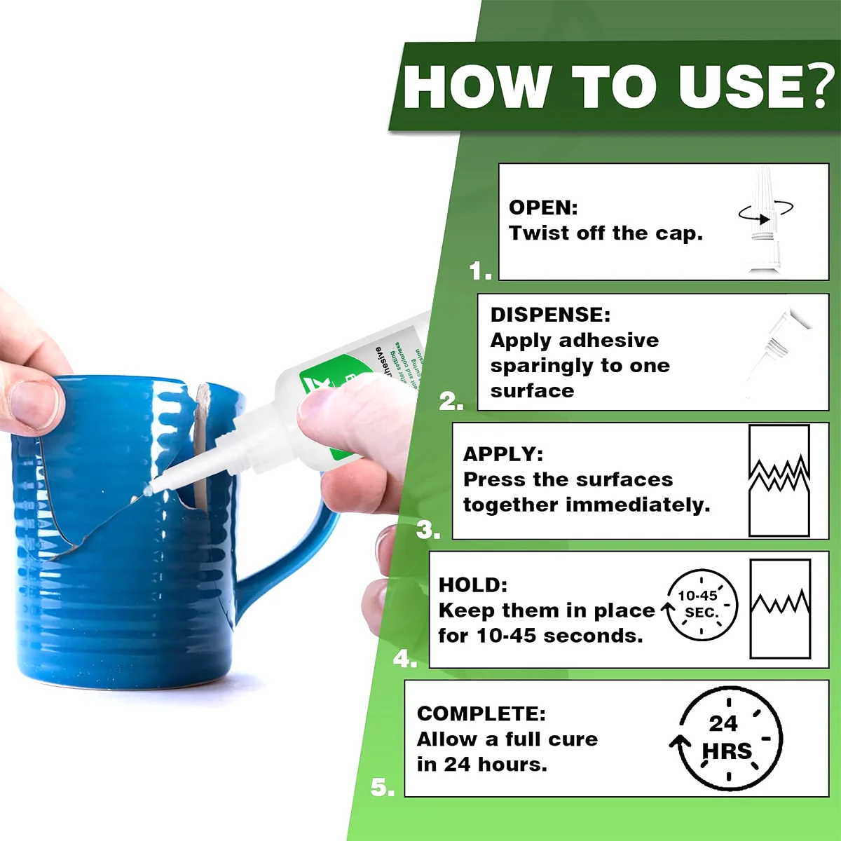 JXVX50g perekat transparan super universal berkekuatan tinggi untuk pengelasan, perekat perbaikan tanpa bekas, perekat instan yang kuat, perekat cair super untuk alat kaca dan keramik.