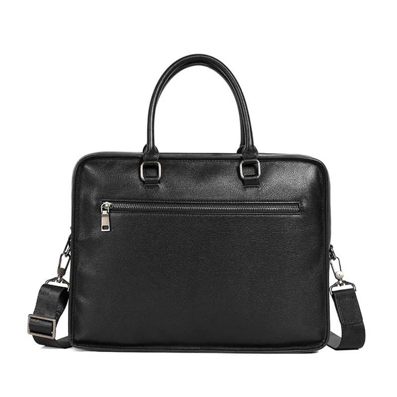 Valigetta in vera pelle di alta qualità da uomo, borsa da viaggio per viaggi d'affari, facile da trasportare, borsa in pelle di vacchetta Ture, borsa a tracolla alla moda