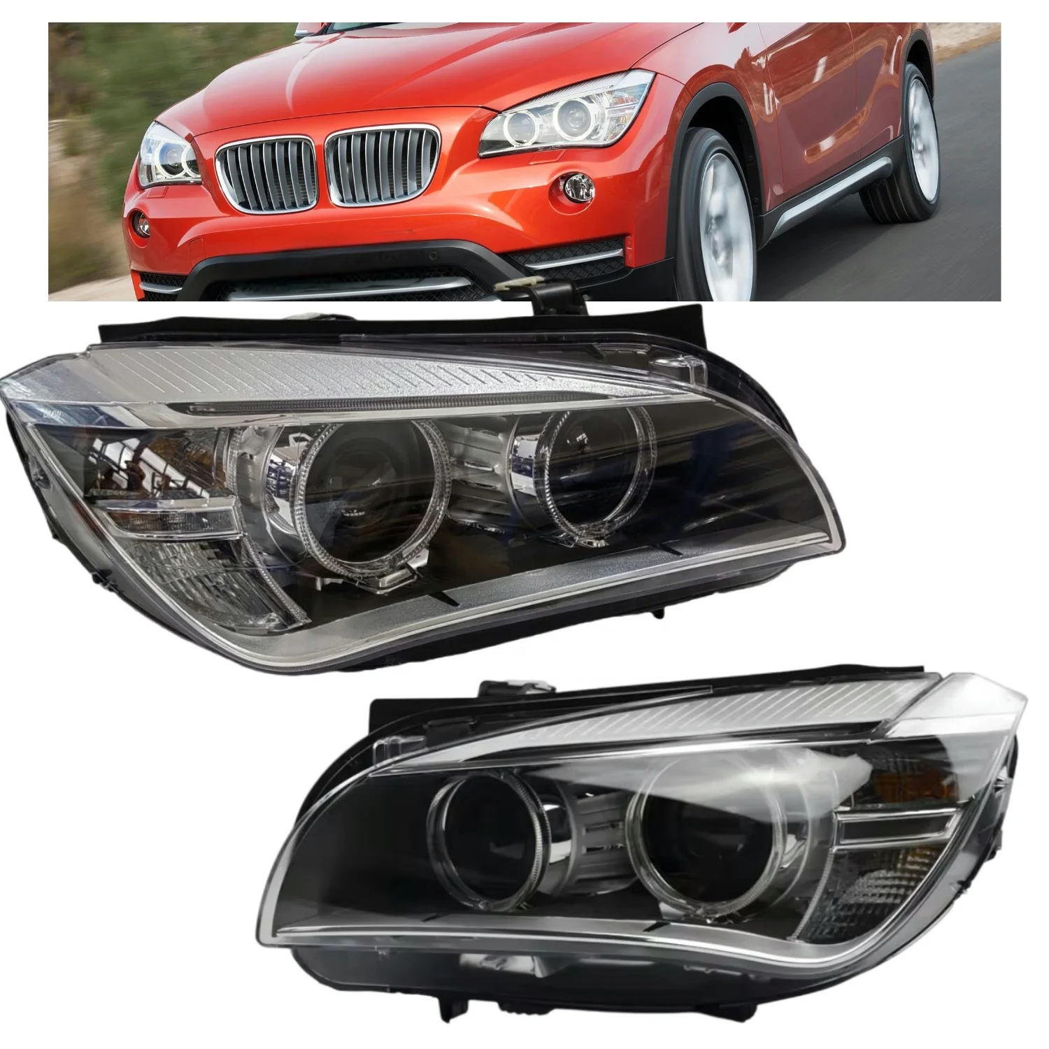 E84 2010-2015 HID Xenon Headlight Assembly OEM Plug and Play Front Auto Lamp Parts