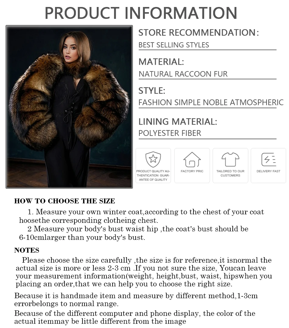 Manteau de fourrure de raton laveur véritable pour femme manteau de fourrure recadrée veste à manches doubles fourrure de raton laveur naturelle vêtements d'extérieur nouveauté veste d'épaule en fourrure