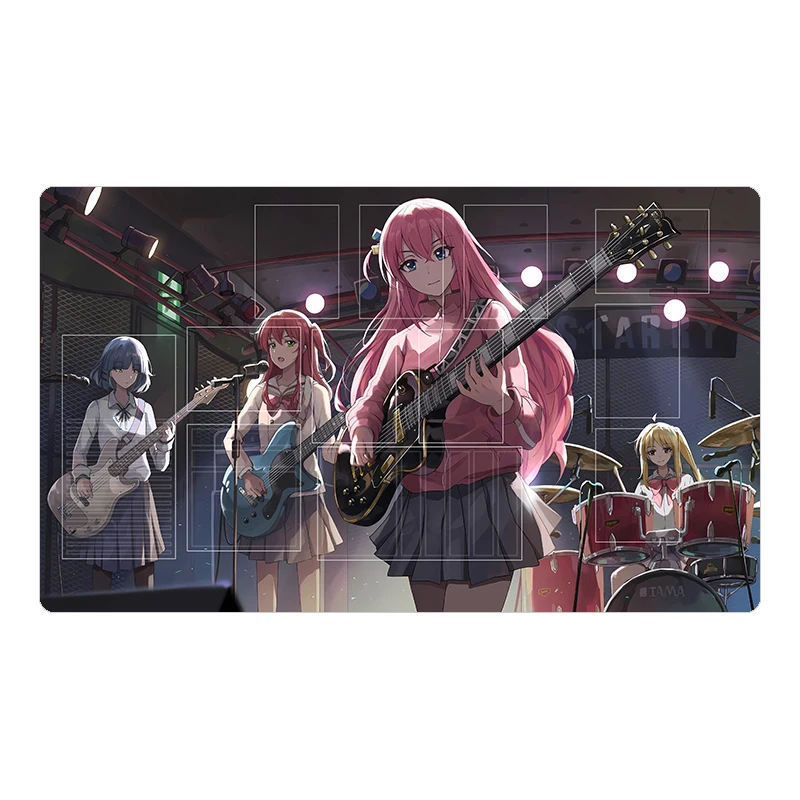 

Сетка для карт Weiss Schwarz BOCCHI THE ROCK! Серия один игрок боевой игровой коврик аниме 600x350 мм резиновый коврик для настольной игры с прошитыми краями