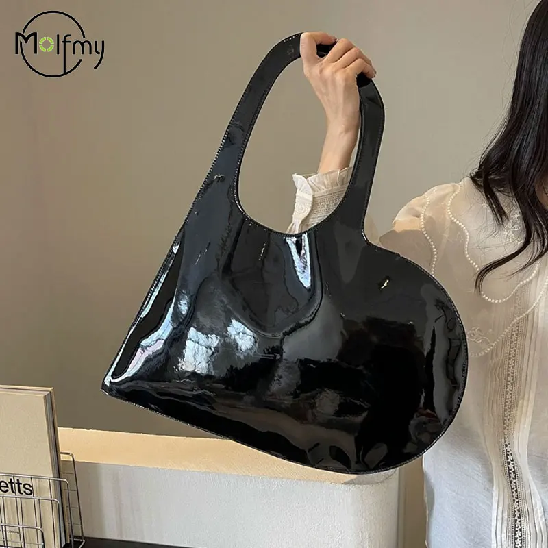 Large Capacity Bags For Women Heart PU Shoulder Underarm Bag Sewing Thread High Quality Fashion Tote Bag Women\'s Handbags Bolsos