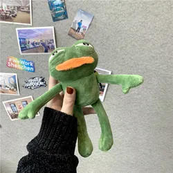 Cute Frog Plush Doll For Apple Airpods 2 1 Cover Funny Cartoon Earphone Case Charging Box Silicone Cases For Air pods Fuzzy Capa