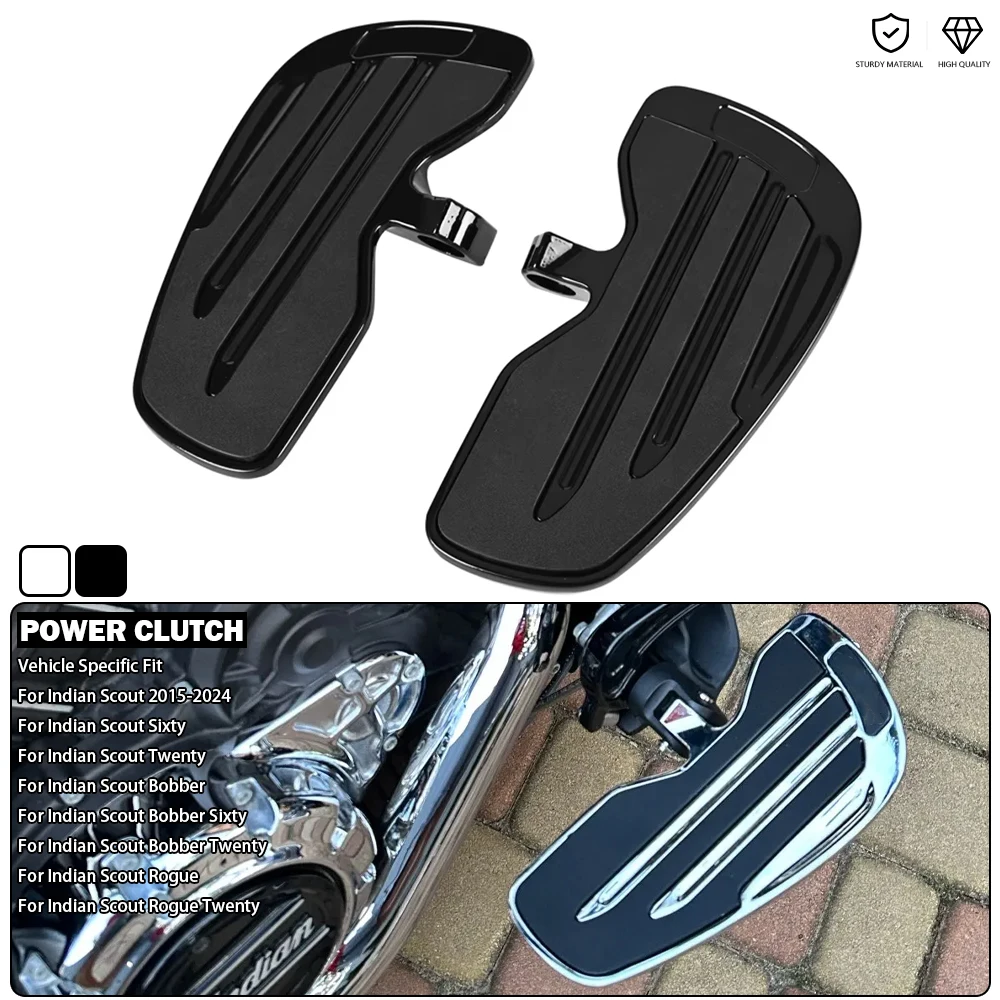 

Motorcycle Rider Floorboards Driver Footboard Fit For Indian 101 Scout Sixty Bobber Classic Super Sport Limited + Tech 2025-2026