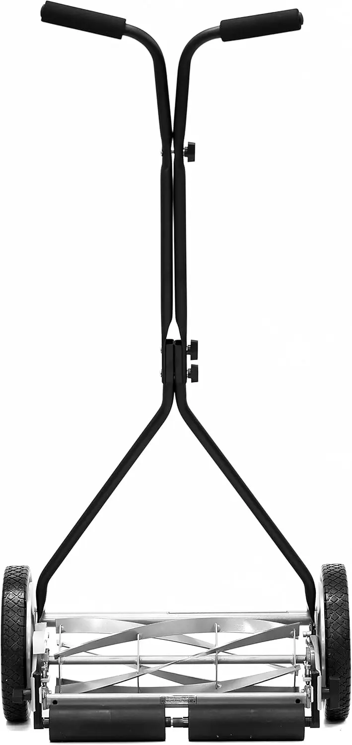 415-16 16-Inch Haspelmaaier Standaard Full-Feature Gazon Met T-Stijl Handvat En Warmtebehandelde Messen