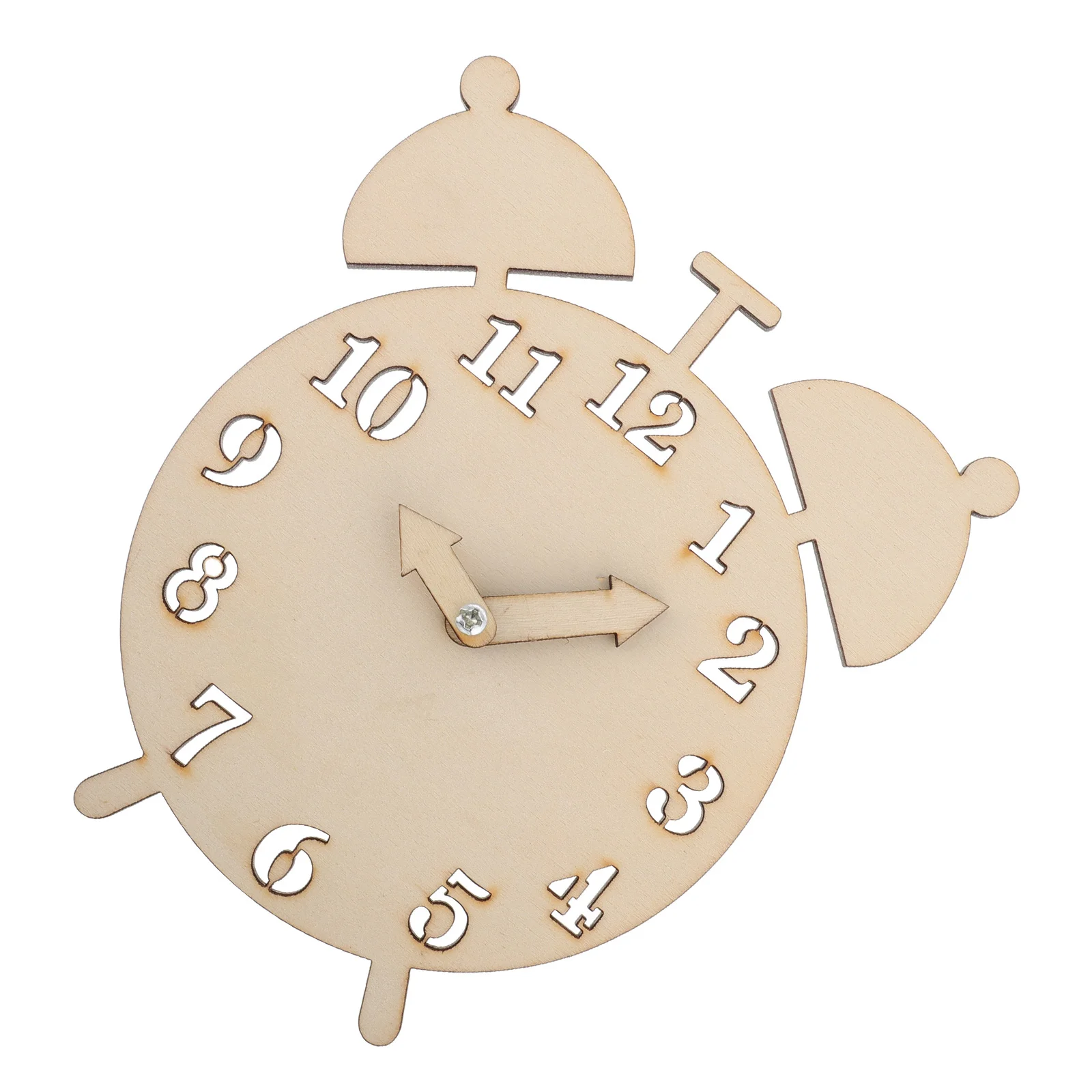 HAPINARY Houten Klok Kit Wiskunde Puzzel voor Kinderen Glad Leren Speelgoed Voorschoolse Educatieve Ambachtelijke Vervanging Druk Bord