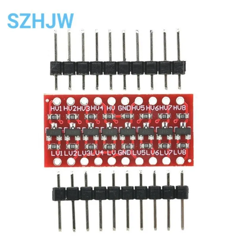 8 Bit Bidirectional Voltage Level Converter High Speed Full Duplex Two-way 8 Road Level Conversion Board Module Connector