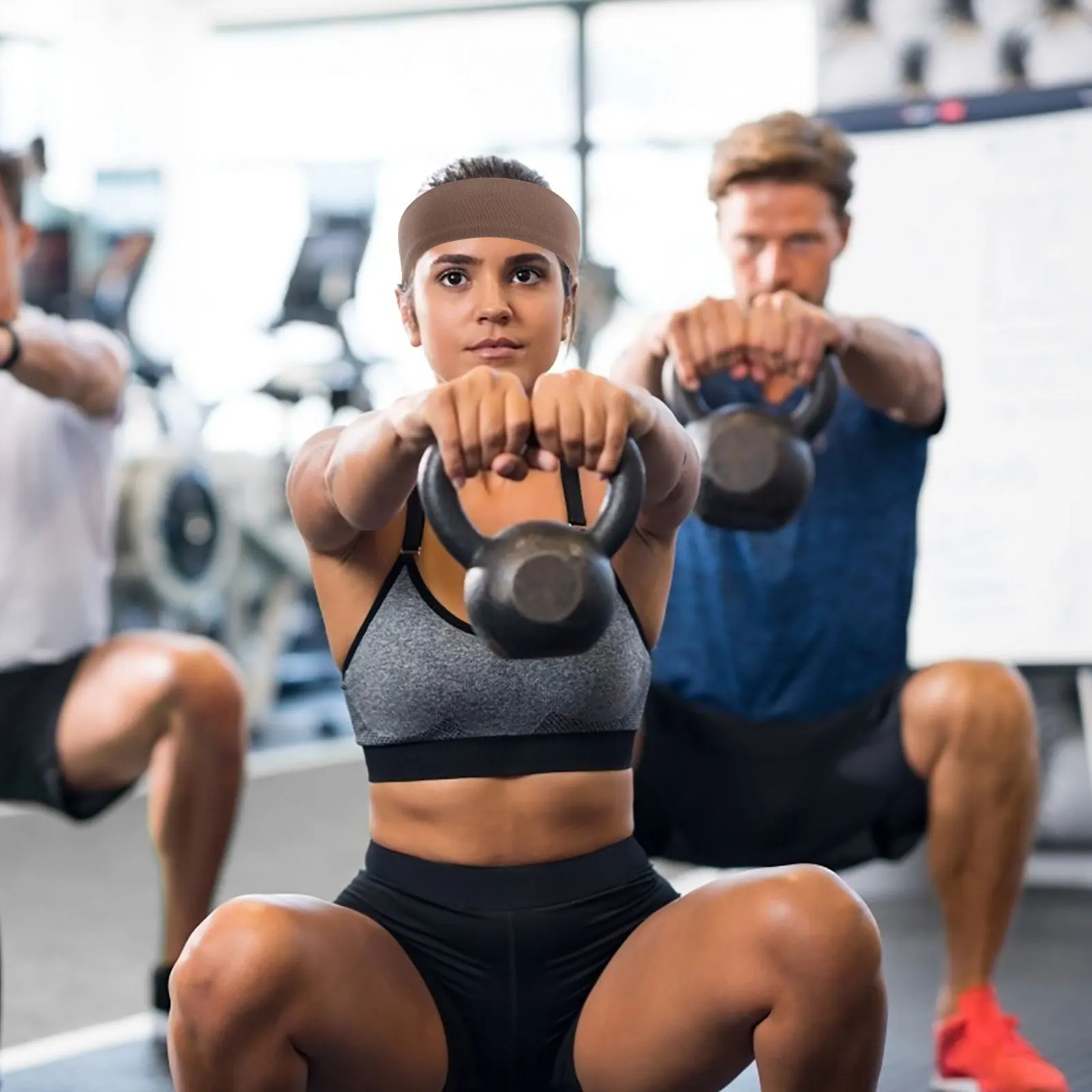 

6Pcs Yoga Headbands for Women Elastic Sweat-Wicking Sports Headbands Soft Stretchy Gym Running Fitness Hair Bands Outdoor