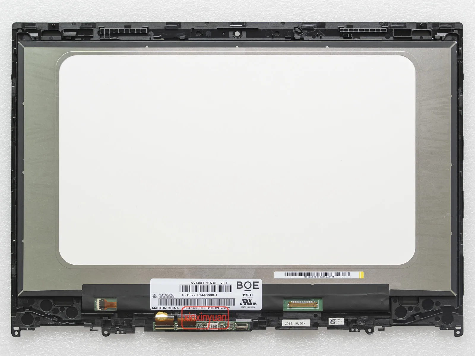 Montaje de digitalizador de pantalla táctil LCD de 14,0 "para Lenovo Yoga 520-14 520-14IKB Flex 5-1470 80X8 80YM 80XA 81C8 81C9 5D10N45602