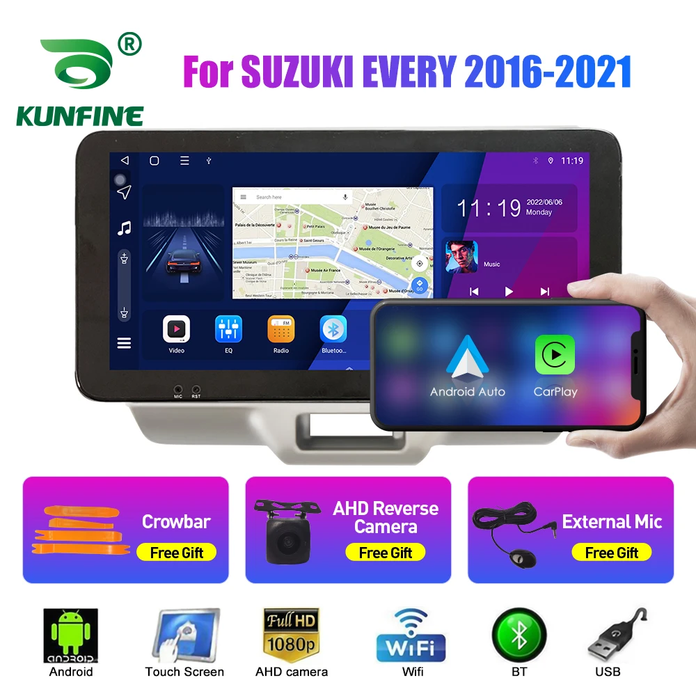 2Din Android Car Radio For SUZUKI EVERY 2016-2021 Multimedia Video Player GPS Navigation Stereo Audio Head Unit Carplay 4G Wifi